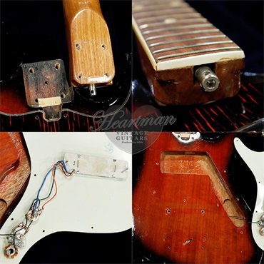 KAWAI VINTAGE Heit Deluxe late60's Red Sunburst 画像6