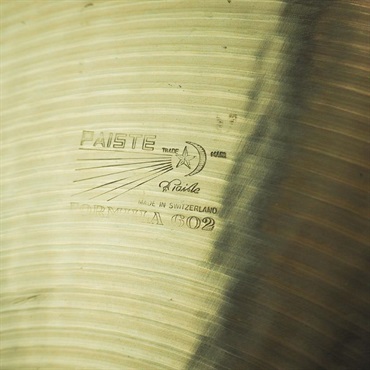 PAiSTe VINTAGE 1976s Formula 602 Classic Sounds Thin Crash 20 [1964g] 画像5