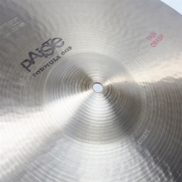 PAiSTe VINTAGE 1976s Formula 602 Classic Sounds Thin Crash 20 [1964g] 画像9