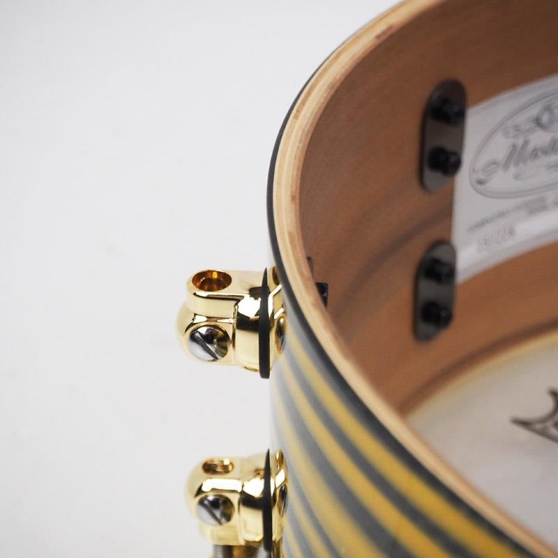 Pearl Masterworks Snare Drum 14x5.5 -Gold Swirl on Black Carbon-【イケベ楽器店創業50周年記念モデル】 画像9