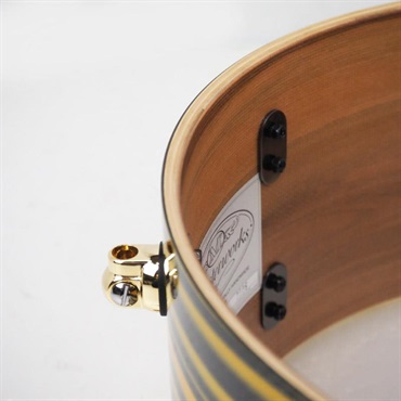Pearl Masterworks Snare Drum 14x6.5 -Gold Swirl on Black Carbon-【イケベ楽器店創業50周年記念モデル】 画像9