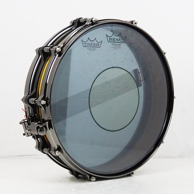 Pearl Masterworks Snare Drum 14x3.5 Free Floating -Gold Swirl on Black Carbon-【イケベ楽器店創業50周年記念モデル】 画像3