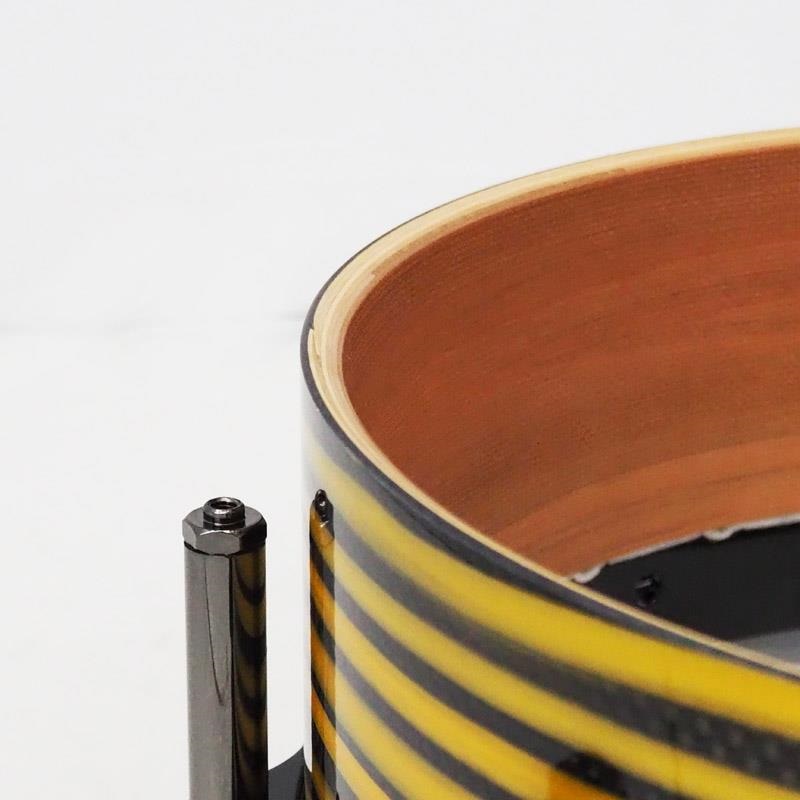 Pearl Masterworks Snare Drum 14x5 Free Floating -Gold Swirl on Black Carbon-【イケベ楽器店創業50周年記念モデル】 画像9