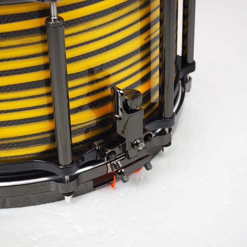Pearl Masterworks Snare Drum 14x8 Free Floating -Gold Swirl on Black Carbon-【イケベ楽器店創業50周年記念モデル】 画像5