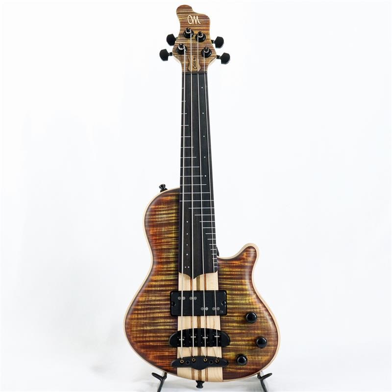 MAYONES Cali 4 FL Flamed Maple 3A Top #645 [Fretless] ｜イケベ楽器