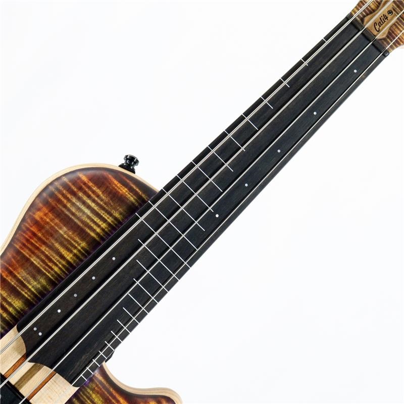 MAYONES Cali 4 FL Flamed Maple 3A Top #645 [Fretless] ｜イケベ楽器