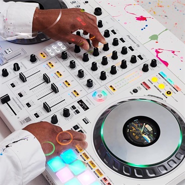 Pioneer DJ DDJ-FLX10-W 【ご購入特典 / LT-100B SILVER PCスタンドプレゼント！】【無償ダウンロード版rekordbox/Serato DJ Pro対応】【パイオニアディージェー】 画像6