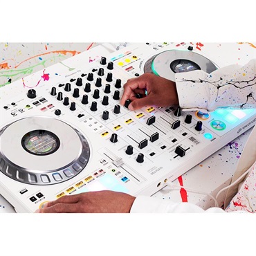 Pioneer DJ DDJ-FLX10-W 【ご購入特典 / LT-100B SILVER PCスタンドプレゼント！】【無償ダウンロード版rekordbox/Serato DJ Pro対応】【パイオニアディージェー】 画像8