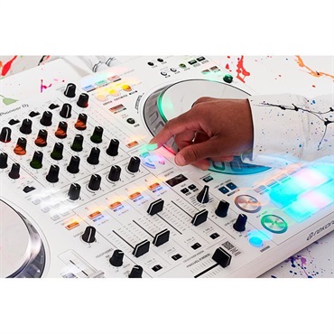 Pioneer DJ DDJ-FLX10-W 【ご購入特典 / LT-100B SILVER PCスタンドプレゼント！】【無償ダウンロード版rekordbox/Serato DJ Pro対応】【パイオニアディージェー】 画像9