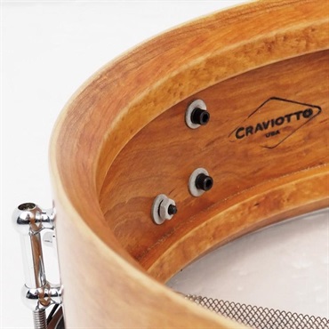 Craviotto USED 中古 Custom Shop Solid Cherry Shell Snare Drum 14×4.5 画像9