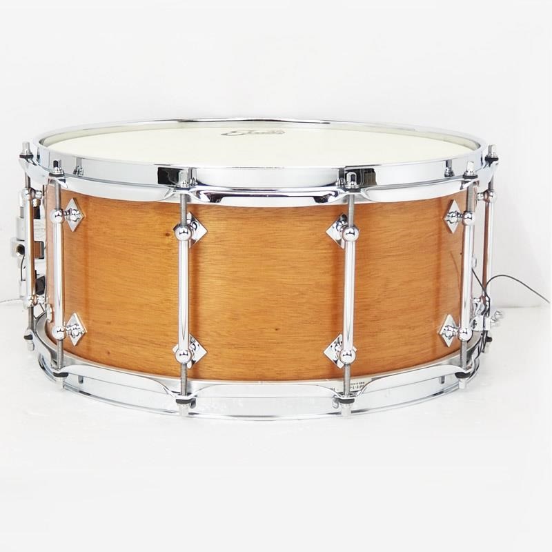 Craviotto USED 中古 Custom Shop Solid Mahogany Shell Snare Drum 14×6.5 画像1