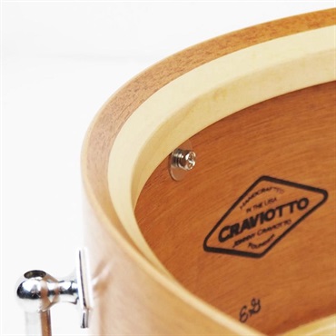 Craviotto USED 中古 Custom Shop Solid Mahogany Shell Snare Drum 14×6.5 画像9