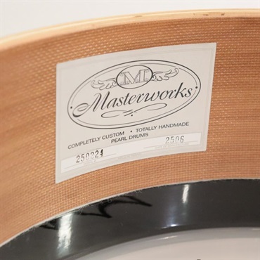 Pearl Masterworks Snare Drum 14x5 Free Floating - Gold Swirl on Black Carbon【イケベ楽器店創業50周年記念モデル】 画像8