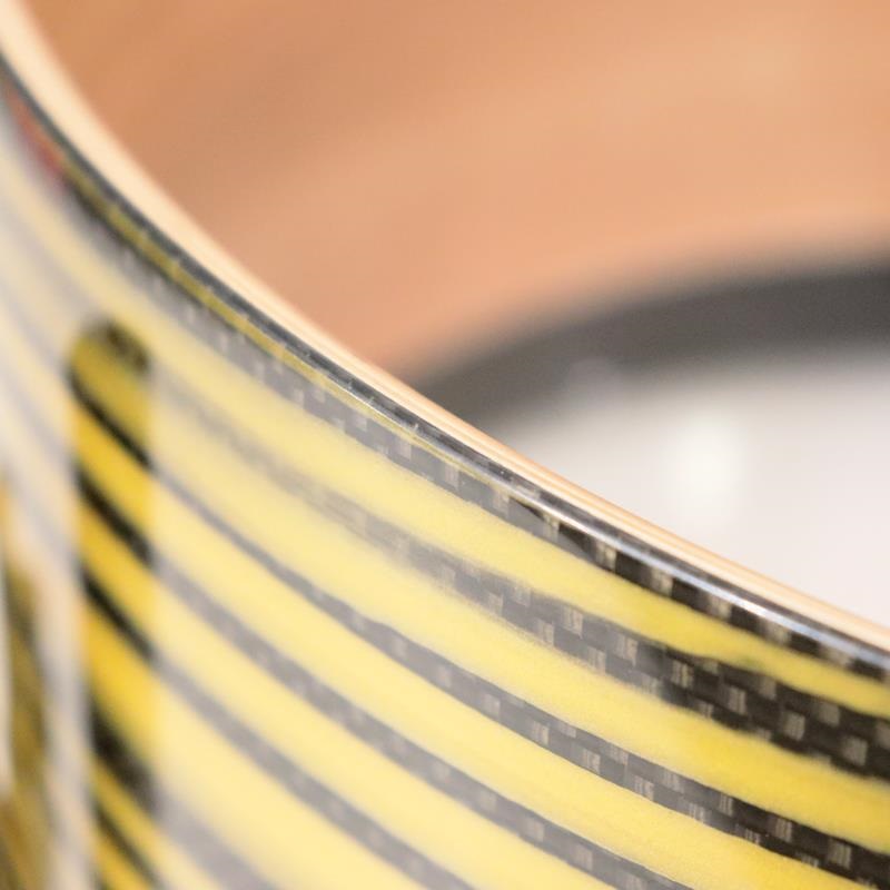 Pearl Masterworks Snare Drum 14x8 Free Floating - Gold Swirl on Black Carbon【イケベ楽器店創業50周年記念モデル】 画像7