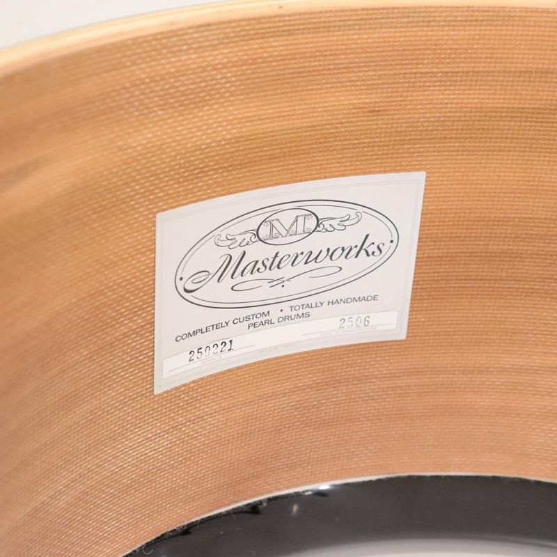 Pearl Masterworks Snare Drum 14x8 Free Floating - Gold Swirl on Black Carbon【イケベ楽器店創業50周年記念モデル】 画像8