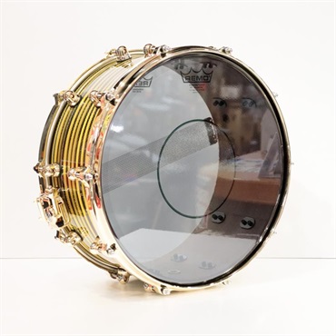 Pearl Masterworks Snare Drum 14x6.5 - Gold Swirl on Black Carbon【イケベ楽器店創業50周年記念モデル】 画像5