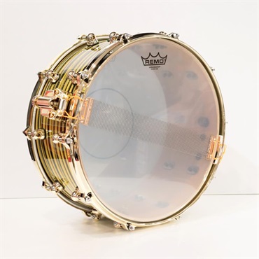 Pearl Masterworks Snare Drum 14x6.5 - Gold Swirl on Black Carbon【イケベ楽器店創業50周年記念モデル】 画像6