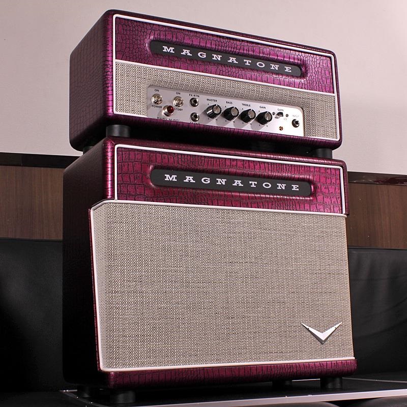 Magnatone Billy Gibbons Collection Baby M-80 Head & 1x10 Cabinet Set CHROME GRAPE 画像1