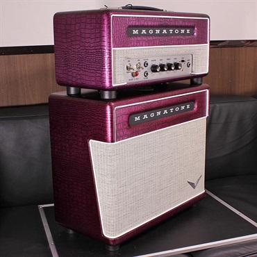 Magnatone Billy Gibbons Collection Baby M-80 Head & 1x10 Cabinet Set CHROME GRAPE 画像2