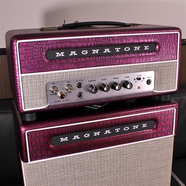 Magnatone Billy Gibbons Collection Baby M-80 Head & 1x10 Cabinet Set CHROME GRAPE 画像5
