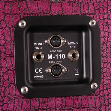 Magnatone Billy Gibbons Collection Baby M-80 Head & 1x10 Cabinet Set CHROME GRAPE 画像9