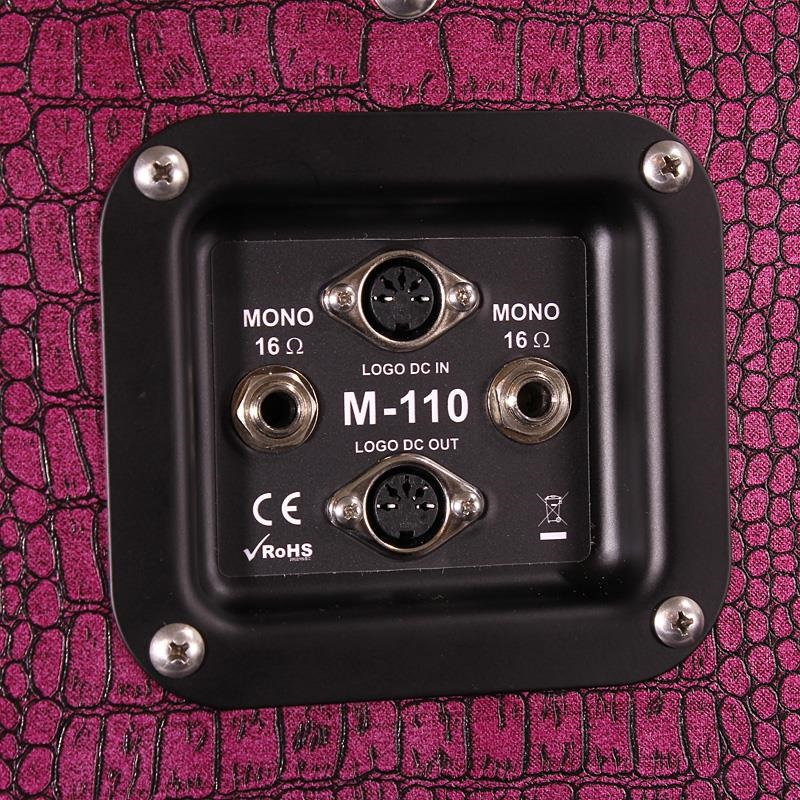 Magnatone Billy Gibbons Collection Baby M-80 Head & 1x10 Cabinet Set CHROME GRAPE 画像9