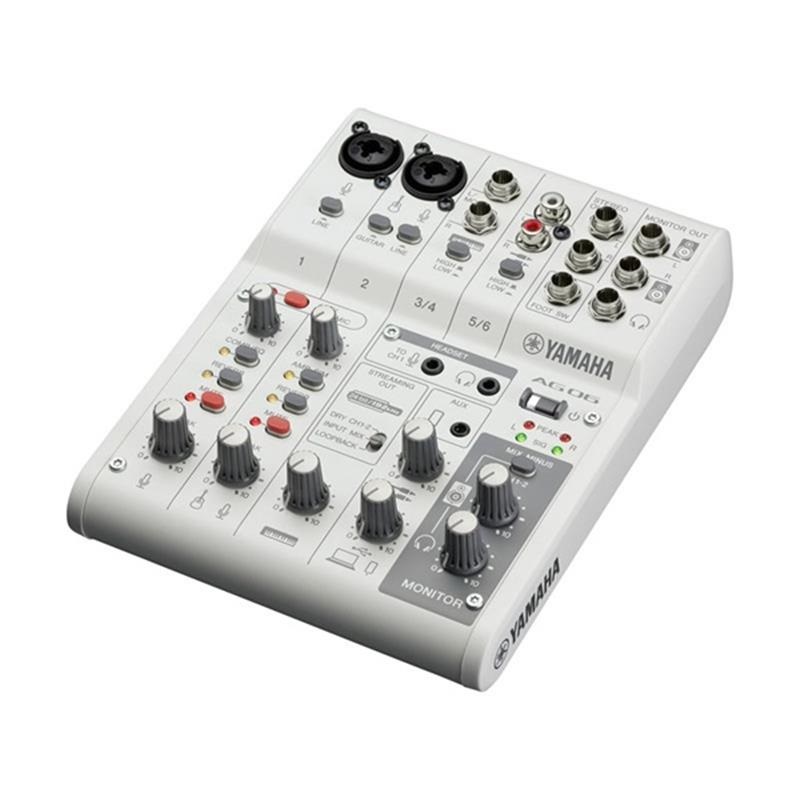 YAMAHA AG06MK2 元箱付き 付属品なし YAMAHA AG06MK2 W + OYAIDE製高品質USBケーブルセット (ヤマハ