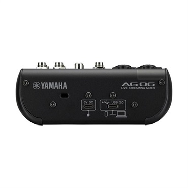 YAMAHA AG06MK2 B + OYAIDE製高品質USBケーブルセット (ヤマハ)(USBミキサー)(配信用インターフェース)(Type C to C 1.0m)(オヤイデ) 画像3
