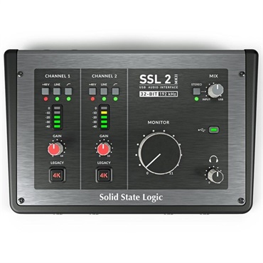 SSL(Solid State Logic) SSL2MKII + OYAIDE製高品質USBケーブルセット(Type C to C 1.0m)(SSL2MK2)(2in/2out USB 2.0 Type C)(オーディオインターフェイス)(エスエスエル)(DTM)(オヤイデ) 画像2