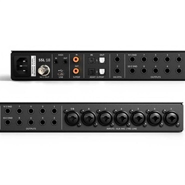 SSL(Solid State Logic) SSL18 + OYAIDE製高品質USBケーブルセット(Type C to C 1.0m)(26in28out USB オーディオインターフェイス)(SSL 18)(エスエスエル)(DTM)(オヤイデ) 画像3