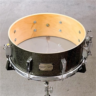 CANOPUS USED 中古品 JSM-1455-YGS-LQ／Gray Sparkle [刃 II YAIBA Maple Snare Drum 14×5.5] 画像3