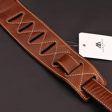 LAMANTA Texas Special Sardelli Brown Leather & Gold Parts 画像2