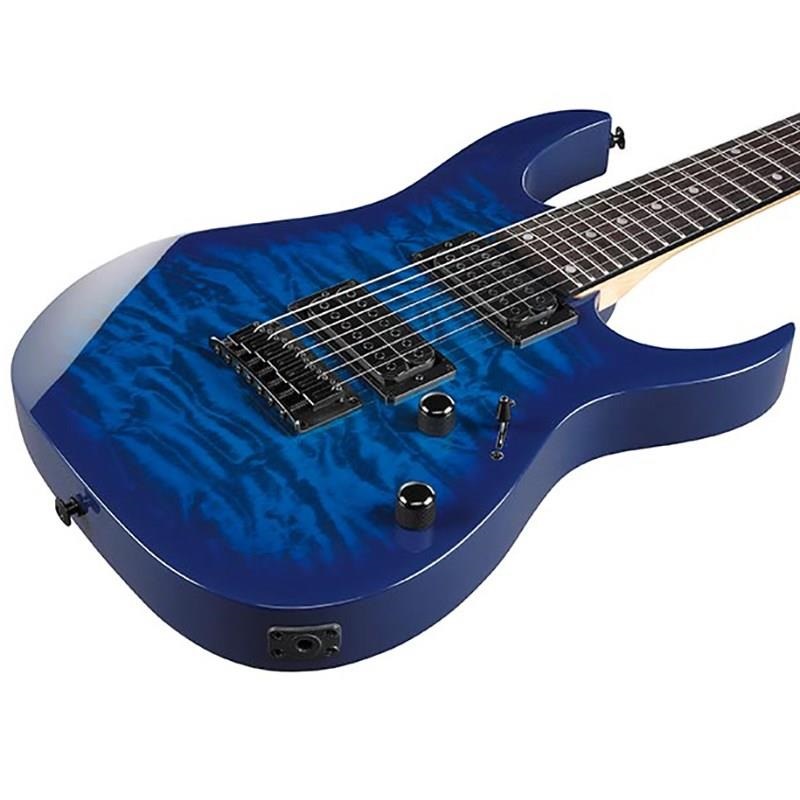 Ibanez GRG7221QA TBB [7-strings model] (Transparent Blue Burst