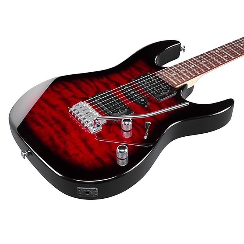 Ibanez GRX70QA TRB (Transparent Red Burst) ｜イケベ楽器店