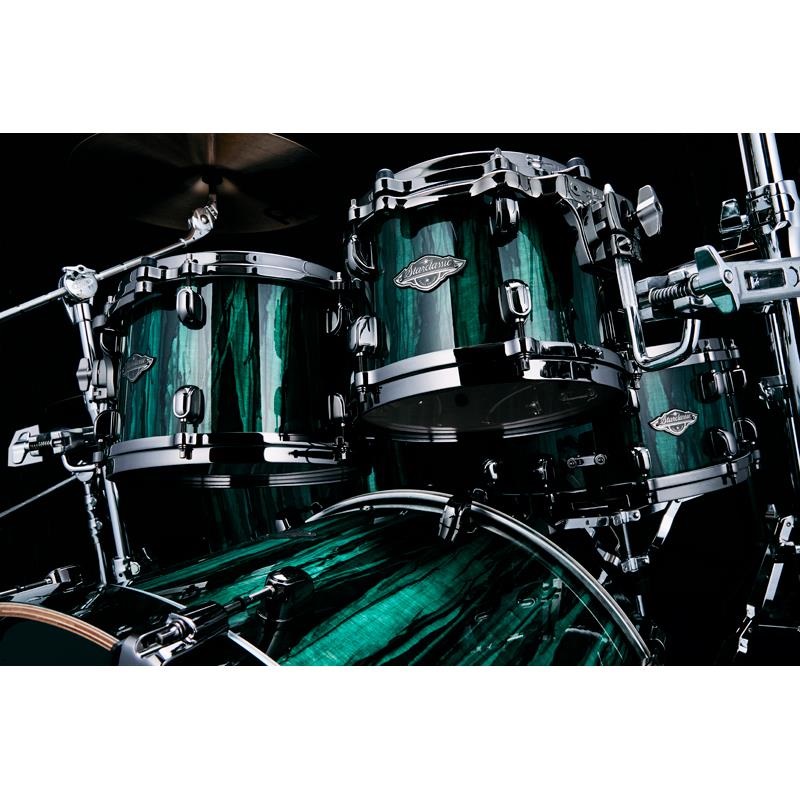 TAMA 【ドラムマットプレゼント！】MBS52RZBNS-GGA [Starclassic Performer 5pcs Kit - Green Grove Aurora Finishes w/Black Nickel Hardware]【限定品】 画像3