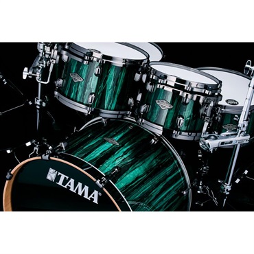 TAMA 【ドラムマットプレゼント！】MBS52RZBNS-GGA [Starclassic Performer 5pcs Kit - Green Grove Aurora Finishes w/Black Nickel Hardware]【限定品】 画像4