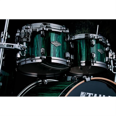 TAMA 【ドラムマットプレゼント！】MBS52RZBNS-GGA [Starclassic Performer 5pcs Kit - Green Grove Aurora Finishes w/Black Nickel Hardware]【限定品】 画像5