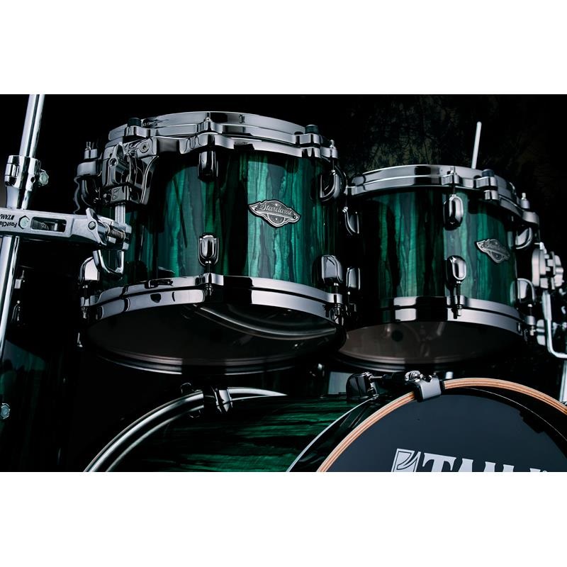 TAMA 【ドラムマットプレゼント！】MBS52RZBNS-GGA [Starclassic Performer 5pcs Kit - Green Grove Aurora Finishes w/Black Nickel Hardware]【限定品】 画像5