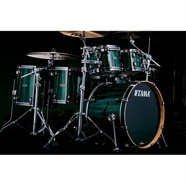 TAMA 【ドラムマットプレゼント！】MBS52RZBNS-GGA [Starclassic Performer 5pcs Kit - Green Grove Aurora Finishes w/Black Nickel Hardware]【限定品】 画像6