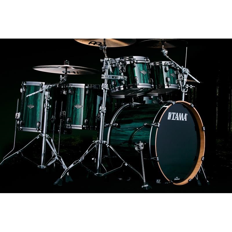 TAMA 【ドラムマットプレゼント！】MBS52RZBNS-GGA [Starclassic Performer 5pcs Kit - Green Grove Aurora Finishes w/Black Nickel Hardware]【限定品】 画像6