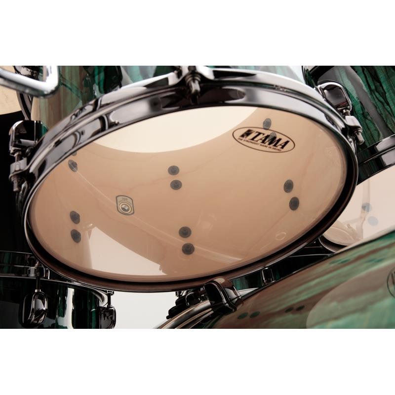 TAMA 【ドラムマットプレゼント！】MBS52RZBNS-GGA [Starclassic Performer 5pcs Kit - Green Grove Aurora Finishes w/Black Nickel Hardware]【限定品】 画像8