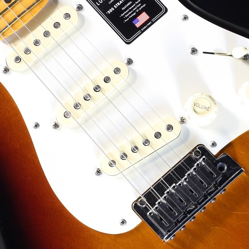 Fender USA American Ultra Luxe Vintage '50s Stratocaster (3-Color Sunburst/Maple) #US25014110 画像3