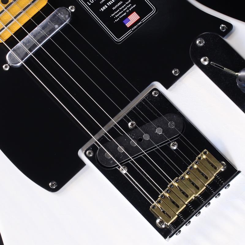 Fender USA American Ultra Luxe Vintage '50s Telecaster (White Blonde/Maple) #US25008871 画像3