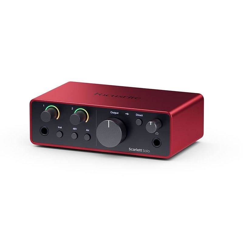 Focusrite 【予約商品・次回12月下旬入荷予定】Scarlett Solo gen4 +