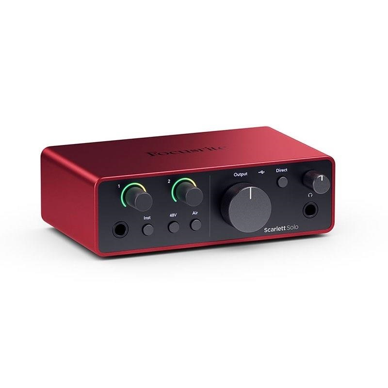 Focusrite 【予約商品・次回12月下旬入荷予定】Scarlett Solo gen4 +