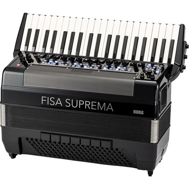 KORG 【予約商品・2025年秋頃発売予定】FISA SUPREMA PIANO ピアノ式 電子アコーディオン (FSUP-P MBK) AERO DIGITAL INSTRUMENT コルグ フィサ スプレーマ 画像1