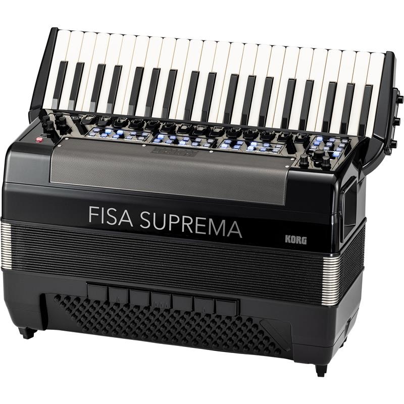 KORG 【予約商品・2025年秋頃発売予定】FISA SUPREMA PIANO ピアノ式 電子アコーディオン (FSUP-P MBK) AERO DIGITAL INSTRUMENT コルグ フィサ スプレーマ 画像1