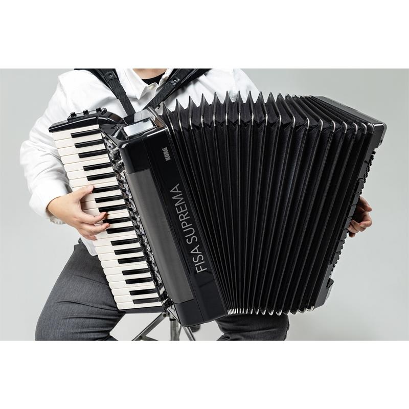 KORG 【予約商品・2025年秋頃発売予定】FISA SUPREMA PIANO ピアノ式 電子アコーディオン (FSUP-P MBK) AERO DIGITAL INSTRUMENT コルグ フィサ スプレーマ 画像2