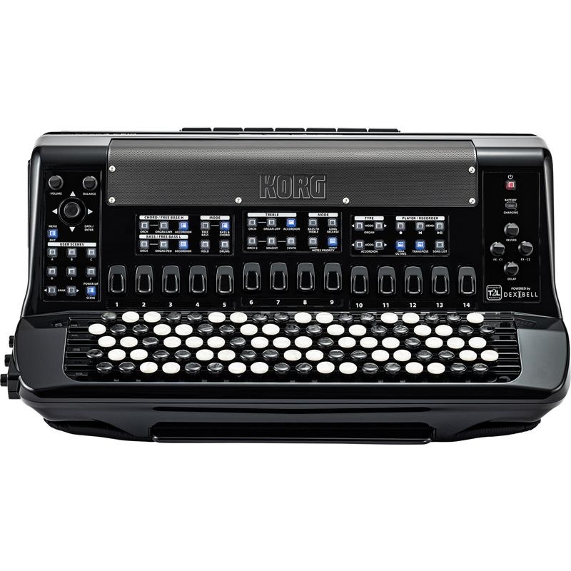 KORG 【予約商品・2025年秋頃発売予定】FISA SUPREMA BUTTON ボタン式 電子アコーディオン (FSUP-B MBK) AERO DIGITAL INSTRUMENT コルグ フィサ スプレーマ クロマチック 画像1