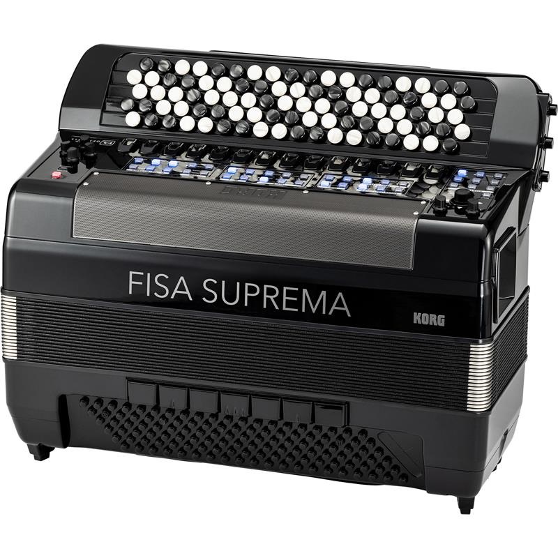 KORG 【予約商品・2025年秋頃発売予定】FISA SUPREMA BUTTON ボタン式 電子アコーディオン (FSUP-B MBK) AERO DIGITAL INSTRUMENT コルグ フィサ スプレーマ クロマチック 画像2